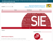 Tablet Screenshot of bayernsfrauen.de